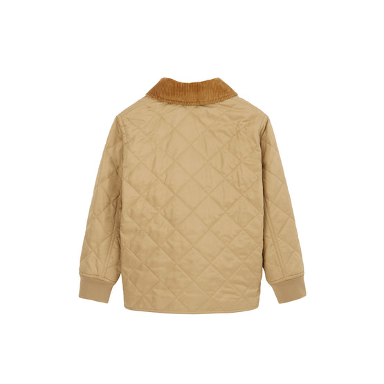 퀼팅 재킷 아카이브 베이지