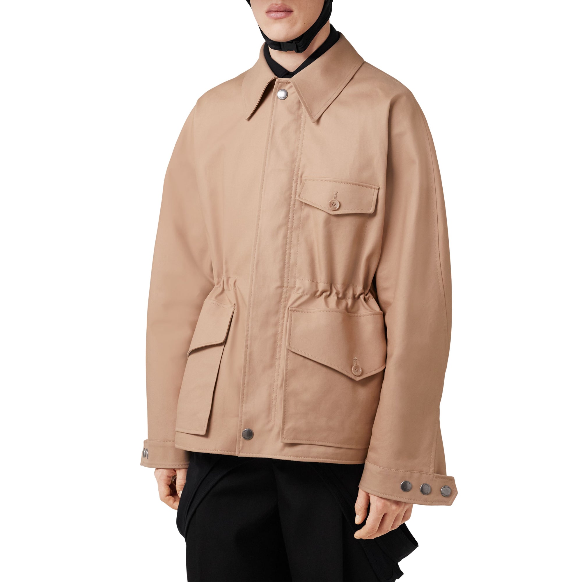 코튼 개버딘 필드 재킷 페일 누드