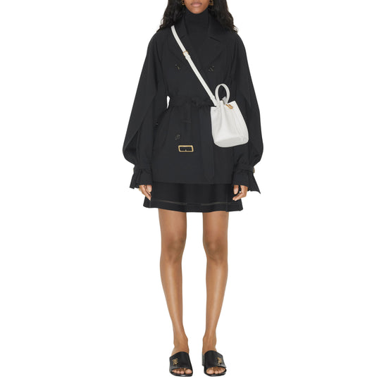 미니 TB 버킷 백 옵틱 화이트