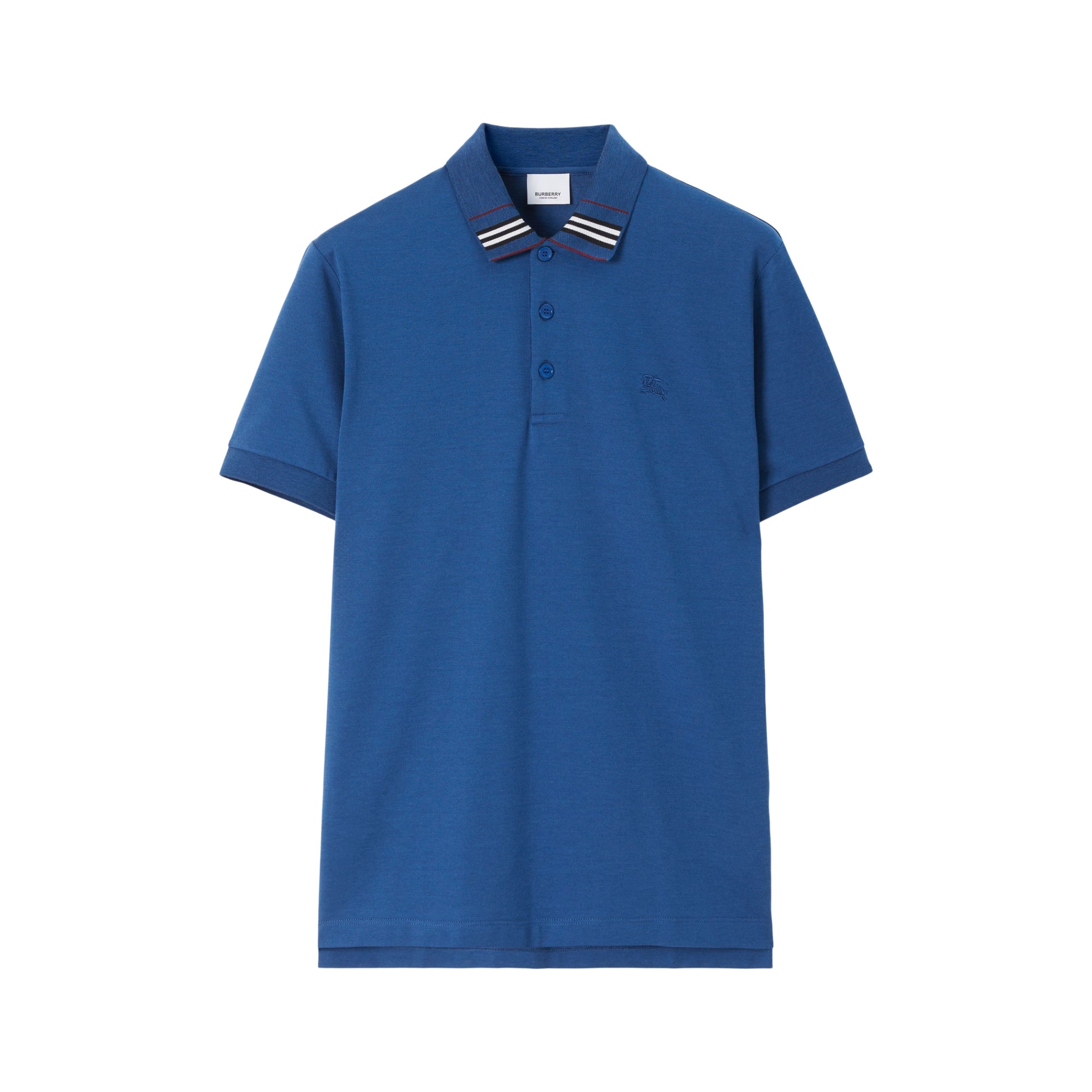 코튼 실크 폴로셔츠 리치 네이비