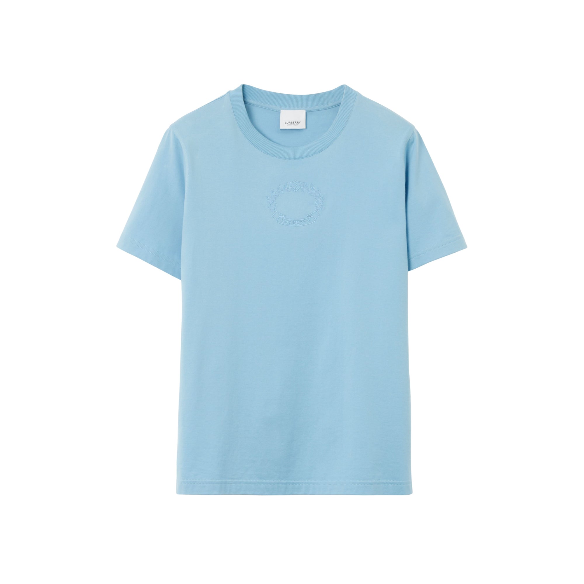 코튼 티셔츠 쿨 데님 블루