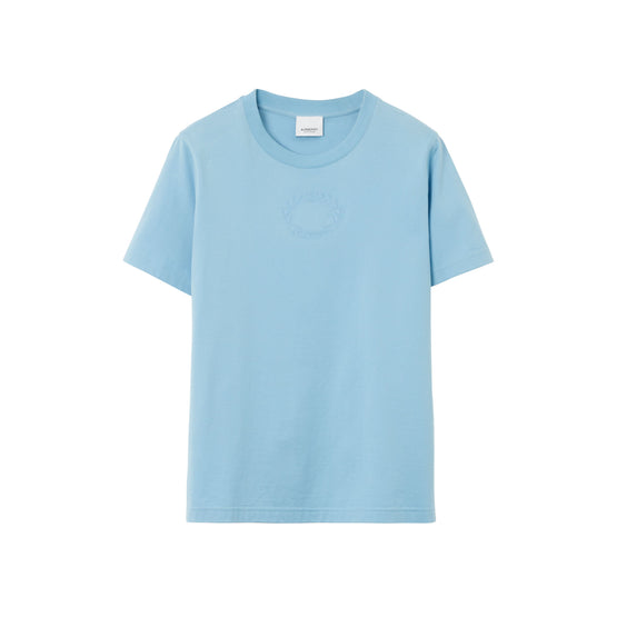 코튼 티셔츠 쿨 데님 블루