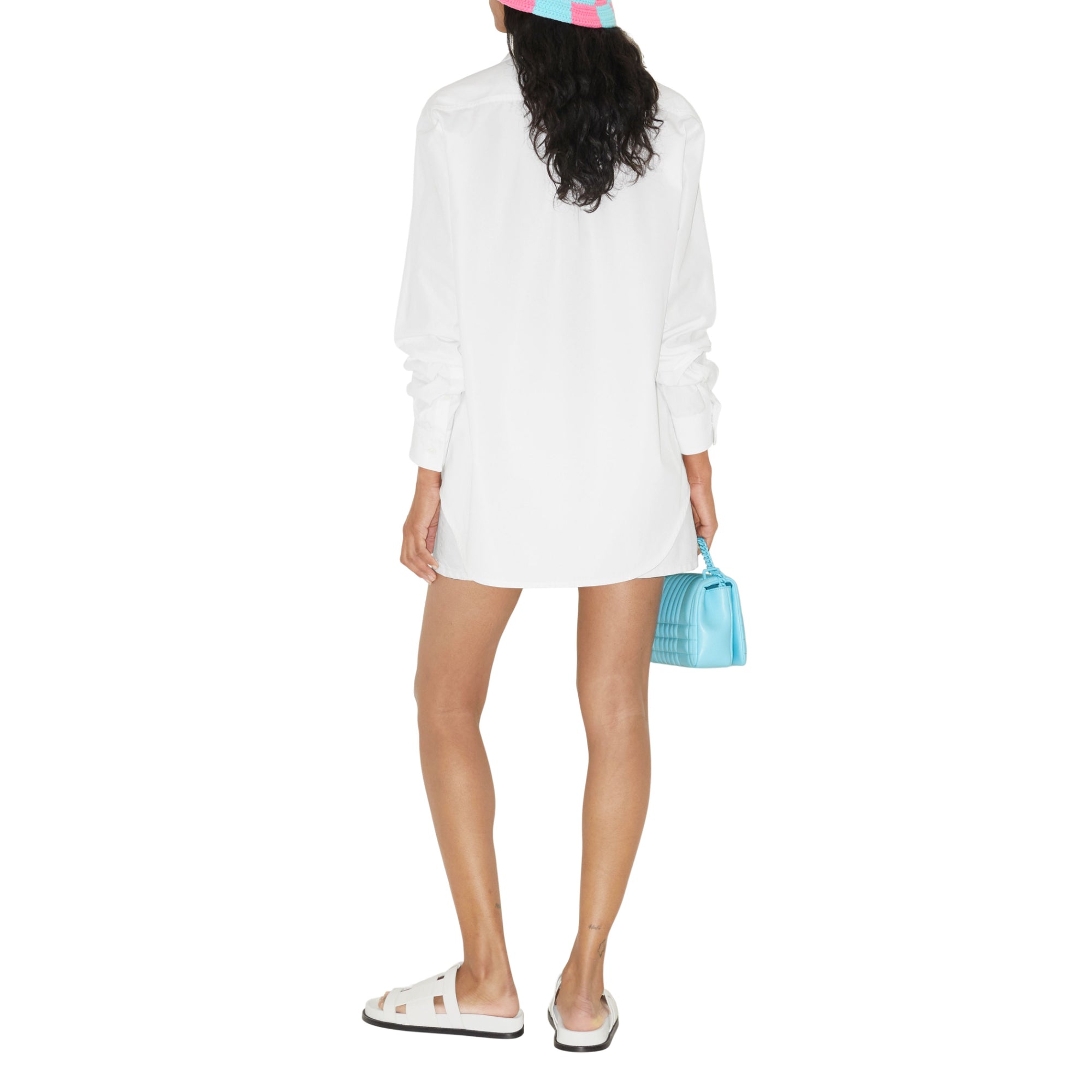 브로드리 앙글레즈 EKD 코튼 오버사이즈 셔츠 옵틱 화이트