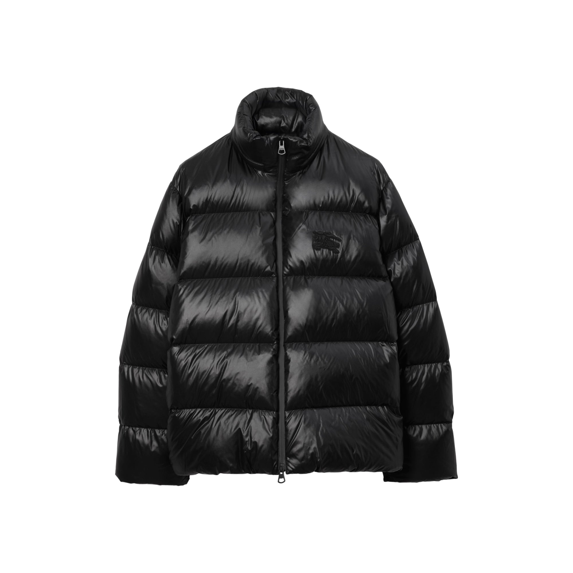 나일론 퍼퍼 재킷 블랙