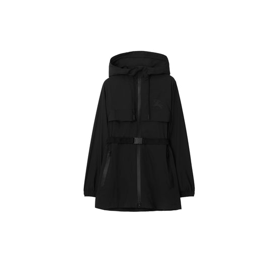 쇼트 라이트 벨트 파카 블랙