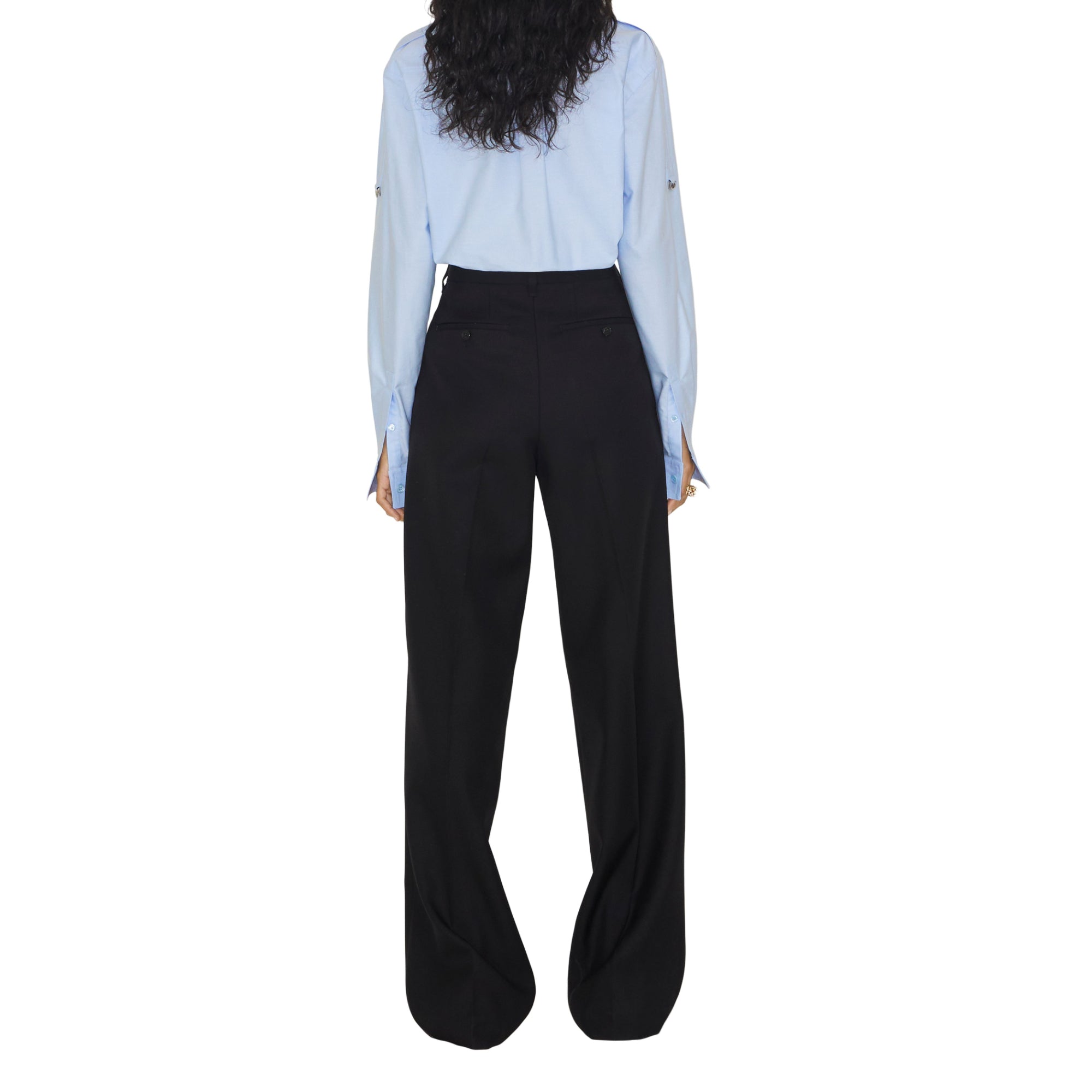 코튼 옥스퍼드 셔츠 페일 블루