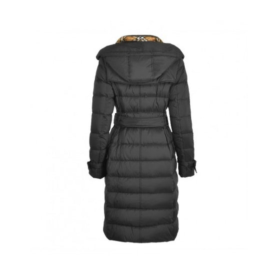 여성 퀼팅 롱 패딩 블랙