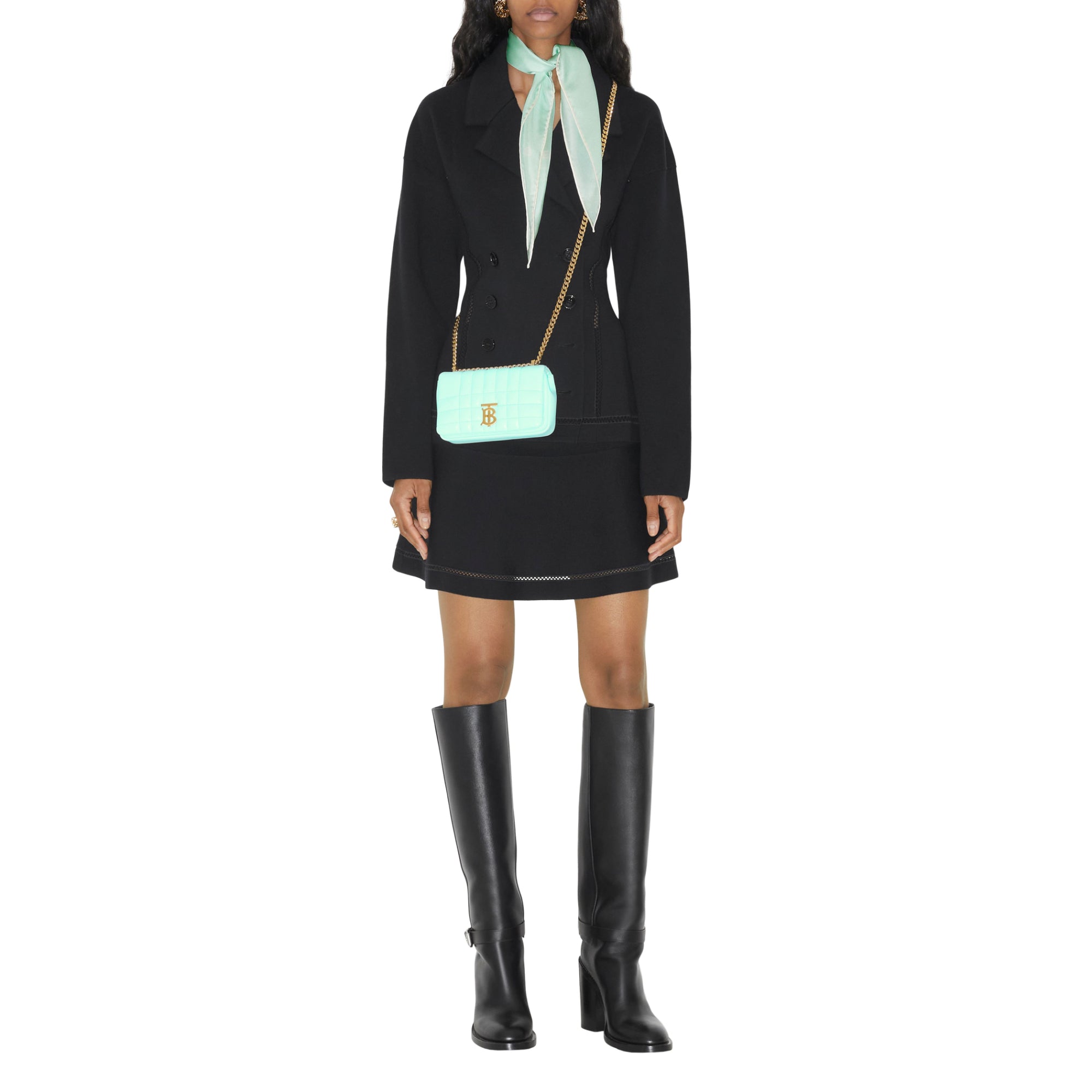 호스페리 실크 스카프 쿨 민트