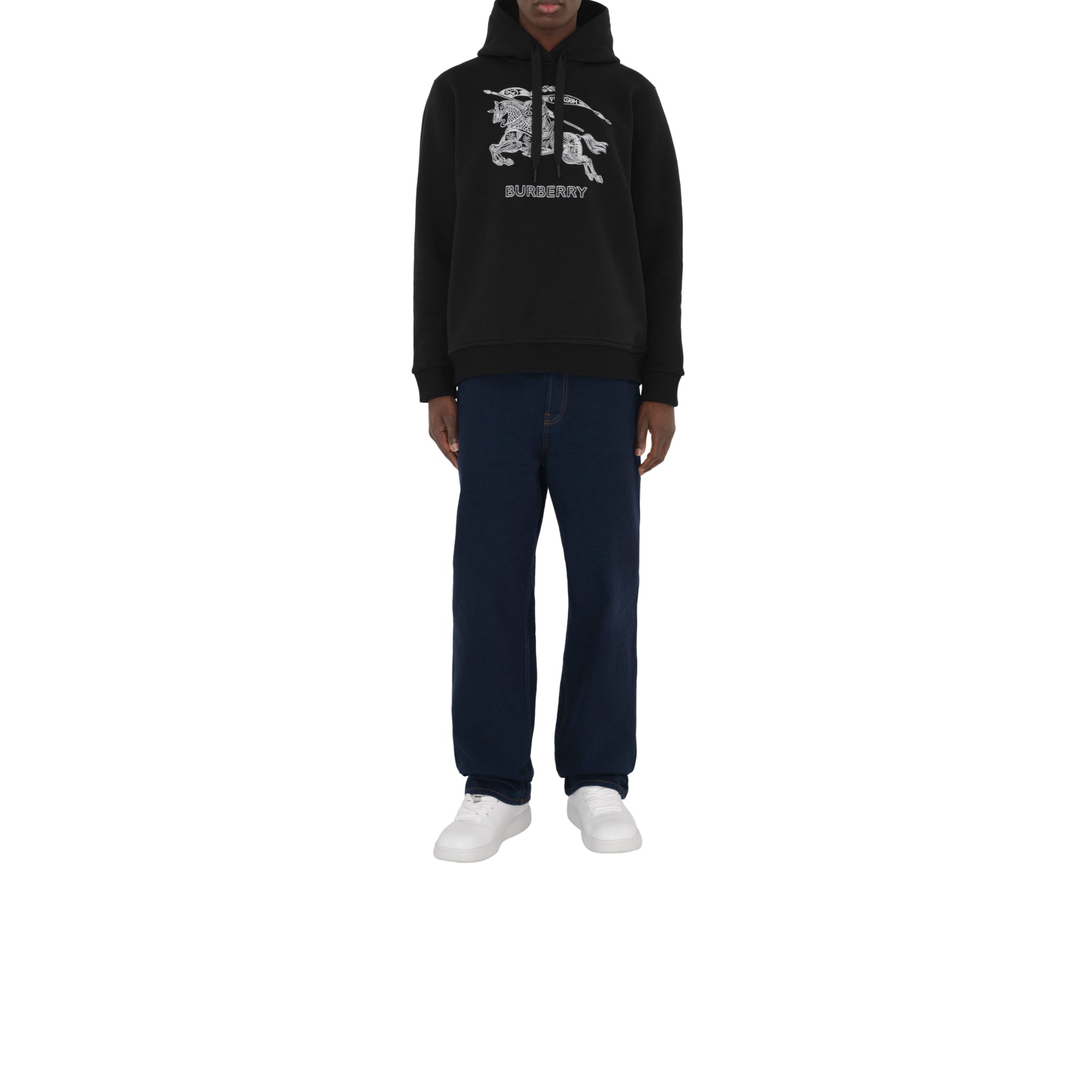 EKD 코튼 후디 블랙