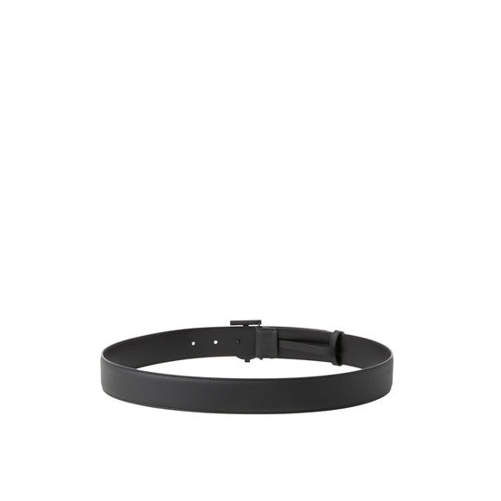 레더 TB 벨트 블랙