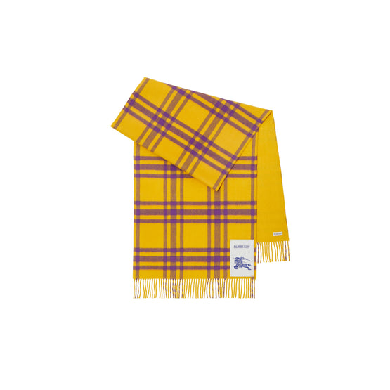 리버시블 체크 캐시미어 스카프 페어