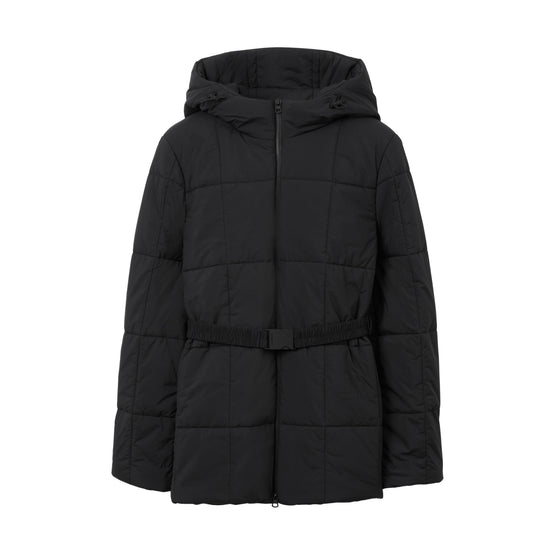 퀼팅 나일론 재킷 블랙