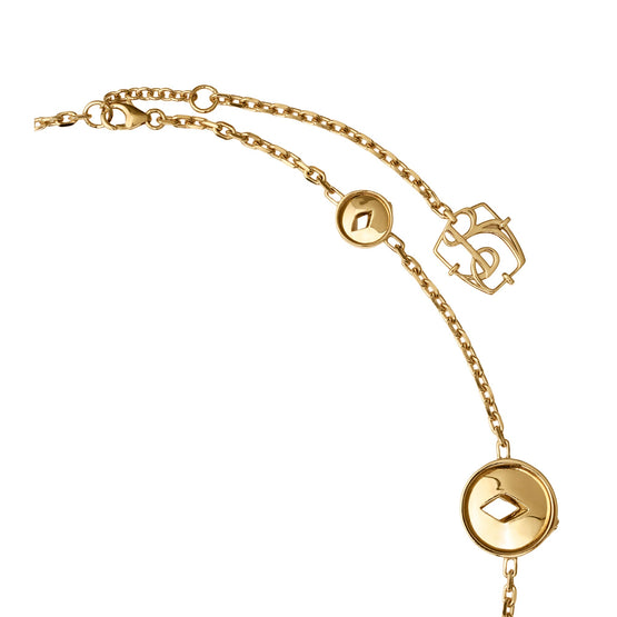 할로우 메달리언 네크리스 골드