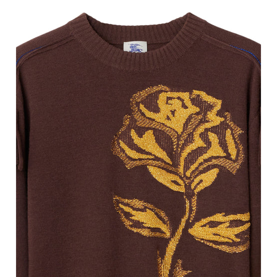 로즈 울 블렌드 스웨터 트리클