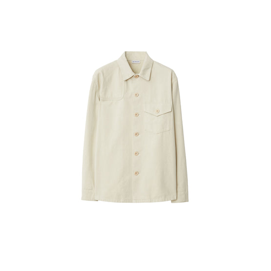 패널 코튼 셔츠 솝