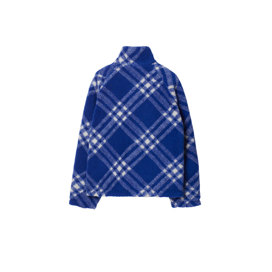 리버시블 체크 플리스 재킷 나이트