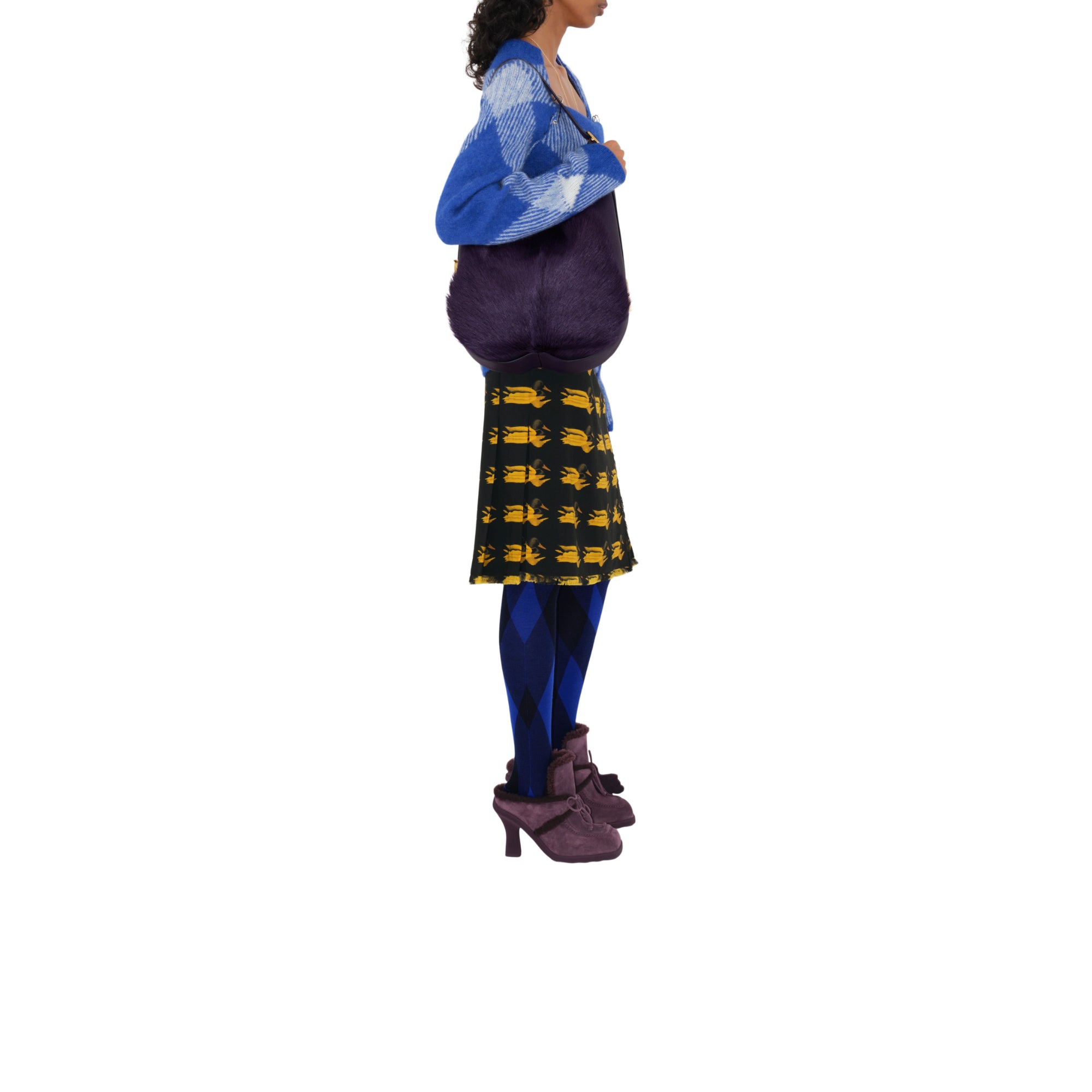 미디엄 체스 숄더 백 리본