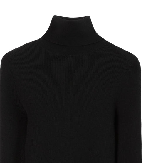 울 블렌드 스웨터 블랙