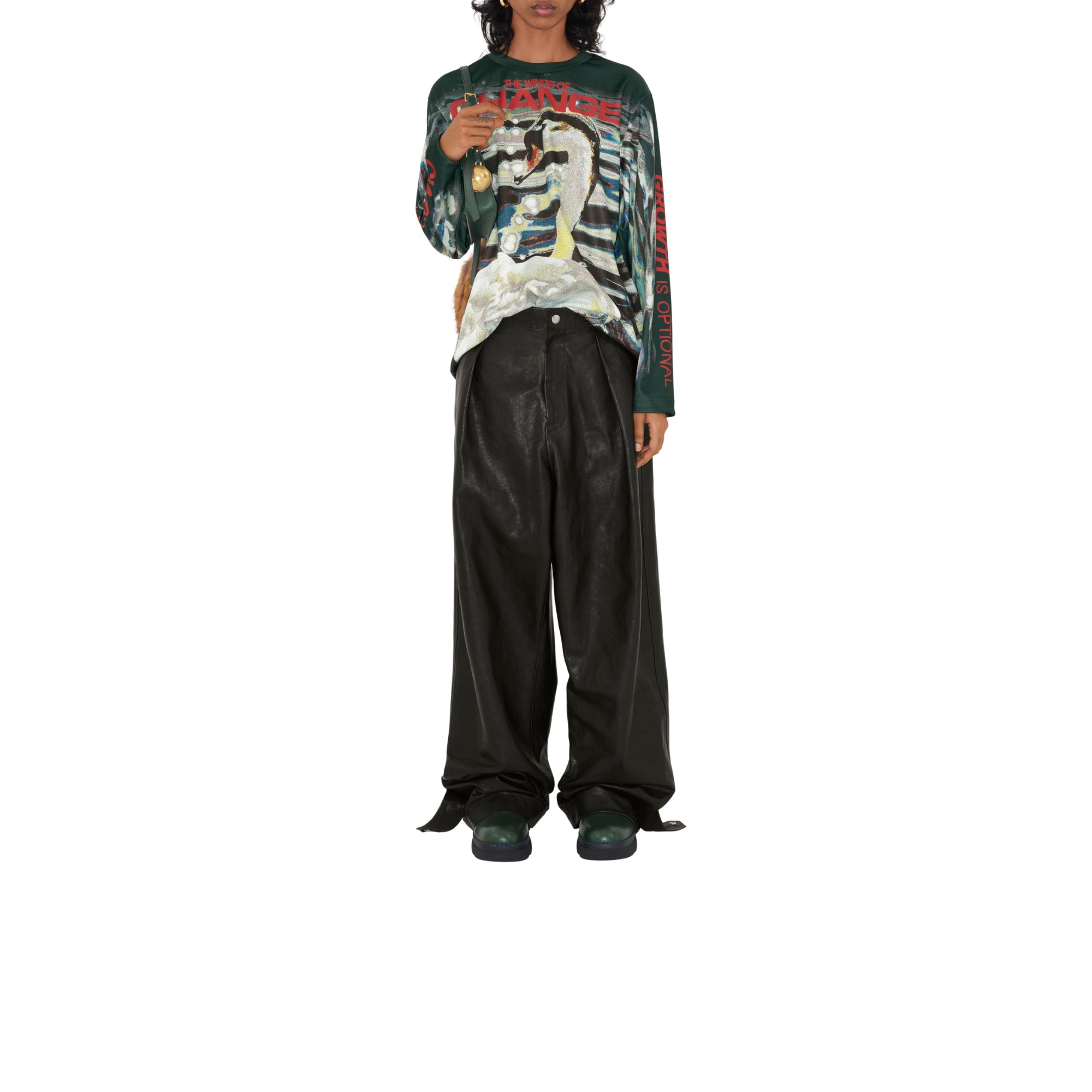 레더 크리퍼 첼시 부츠 바인