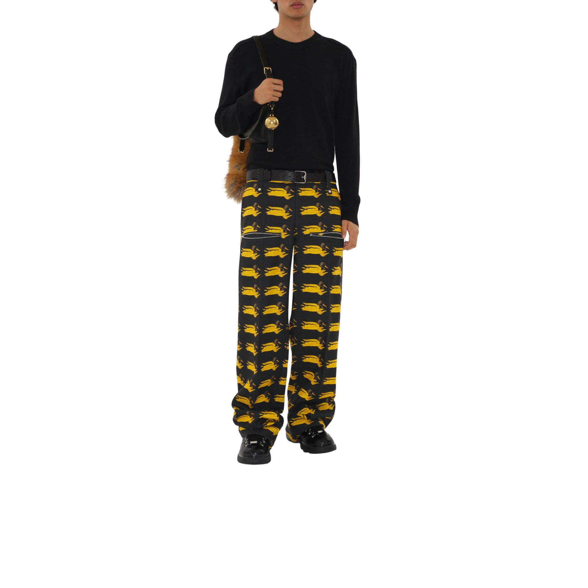 울 스웨터 블랙