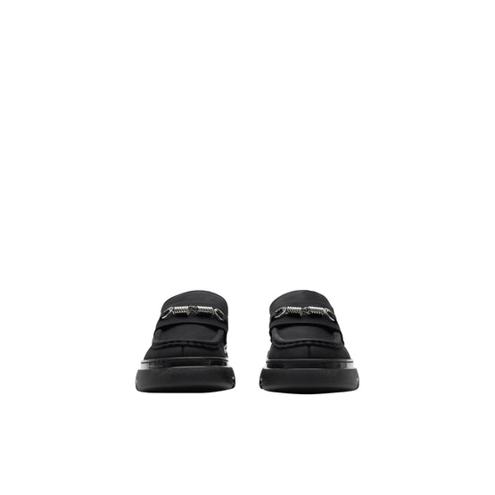 누벅 크리퍼 클램프 로퍼 블랙