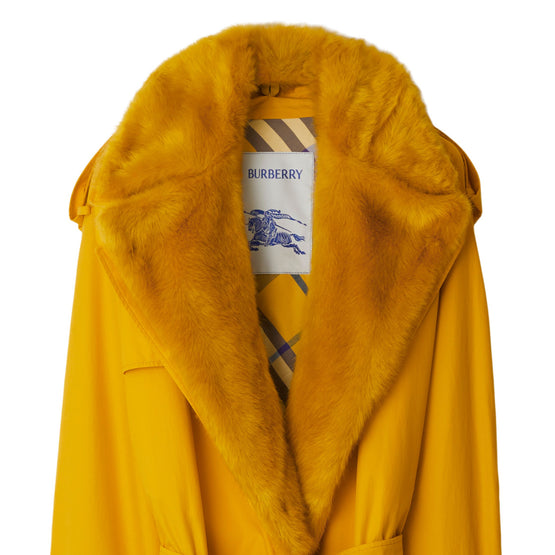 롱 케닝턴 트렌치코트 미모사