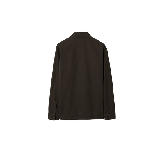 패널 코튼 셔츠 오터