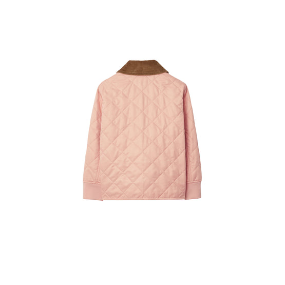 퀼팅 재킷 코랄 로즈