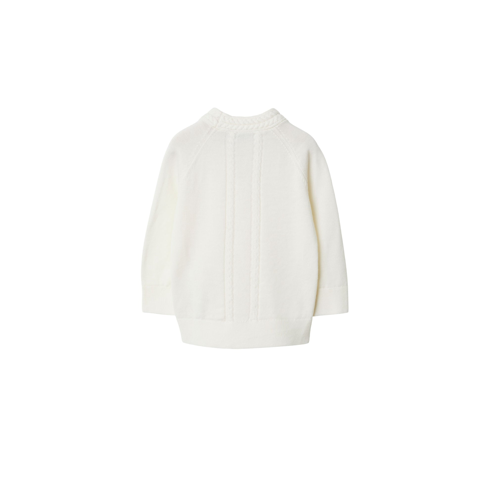 울 카디건 아이보리