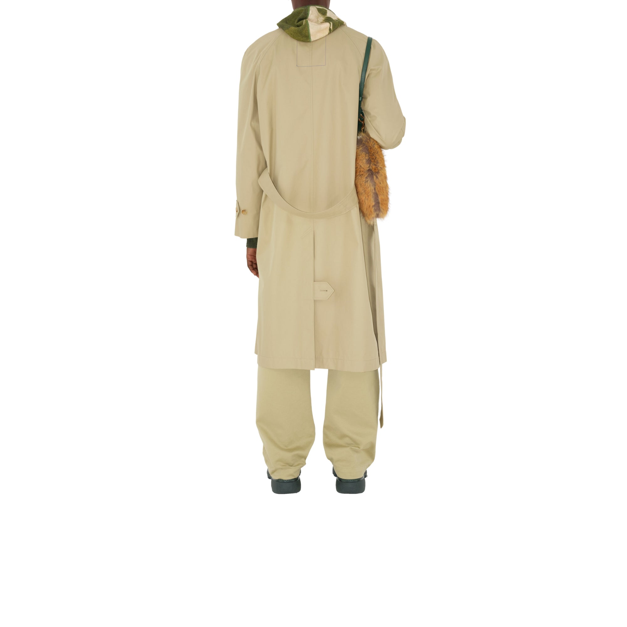 롱 개버딘 브래드퍼드 카 코트 헌터