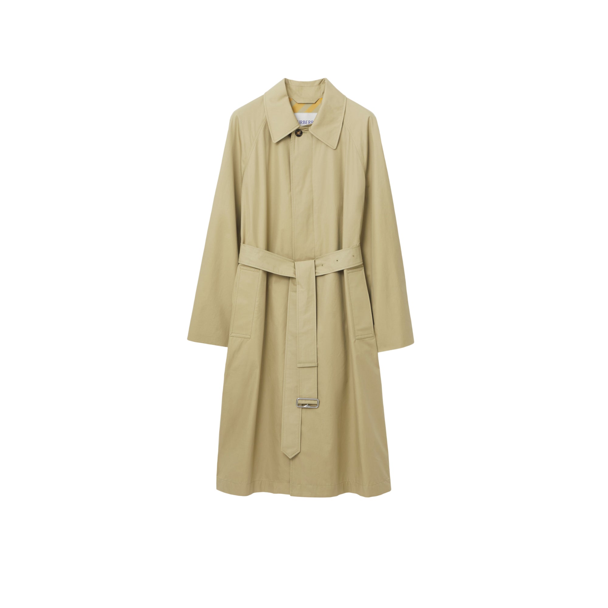 롱 개버딘 브래드퍼드 카 코트 헌터