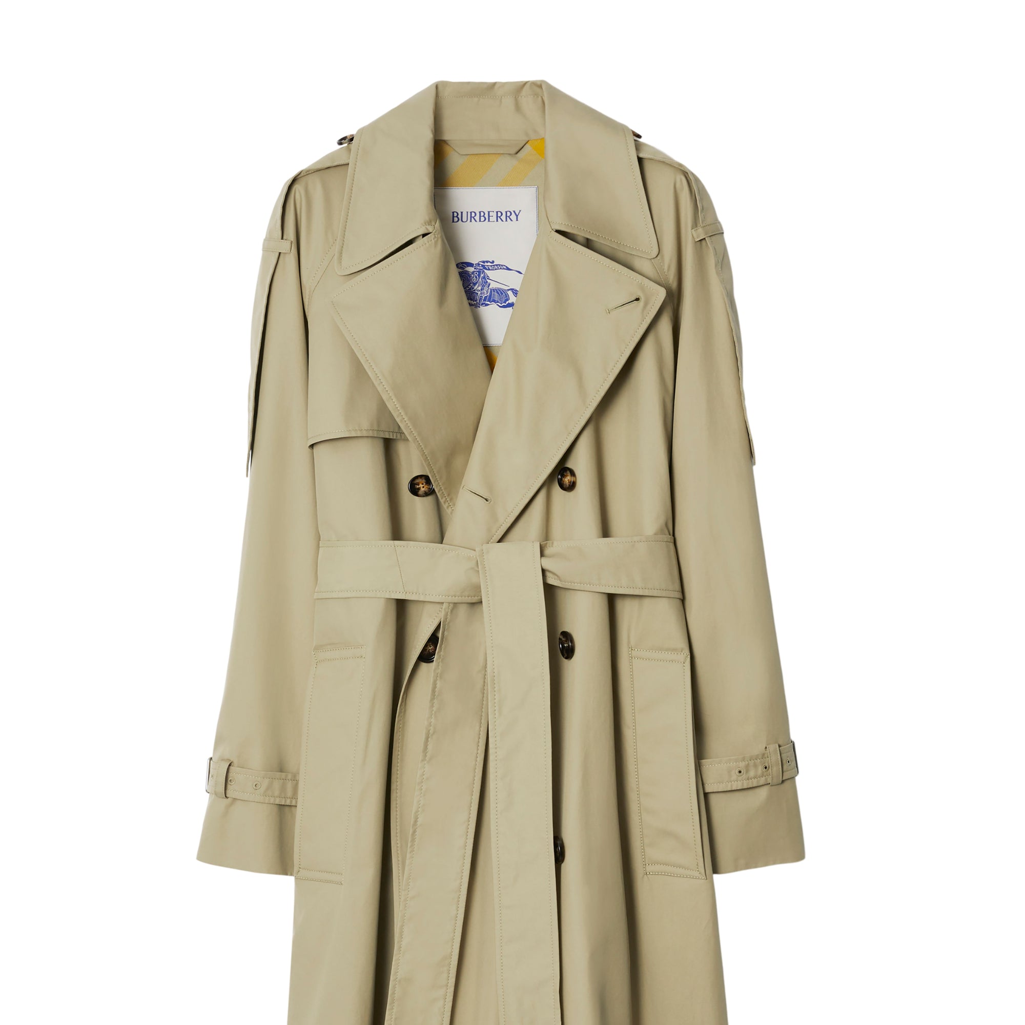 롱 개버딘 캐슬포드 트렌치코트 헌터