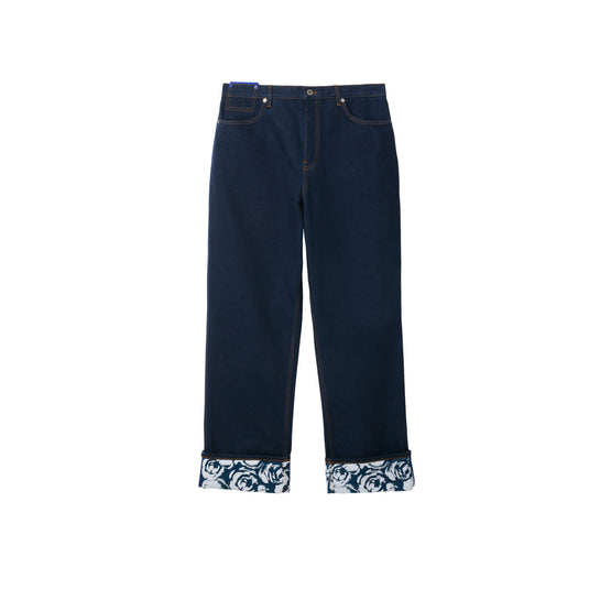 레귤러핏 헤비웨이트 데님 진 인디고 블루