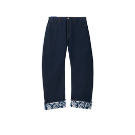 릴랙스핏 헤비웨이트 데님 진 인디고 블루