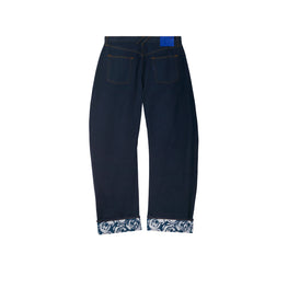 릴랙스핏 헤비웨이트 데님 진 인디고 블루