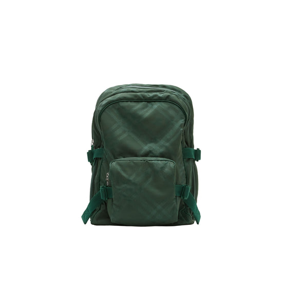 체크 자카드 백팩 바인