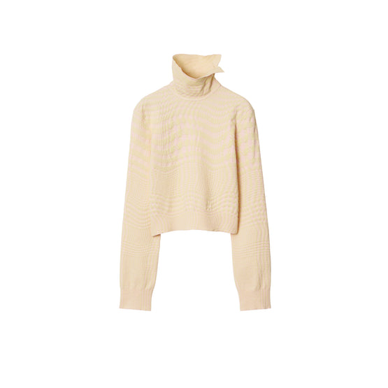 워프드 하운즈투스 울 블렌드 스웨터 카메오