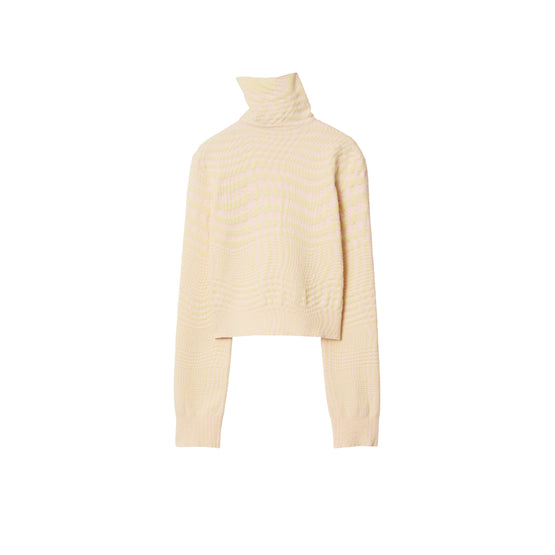 워프드 하운즈투스 울 블렌드 스웨터 카메오