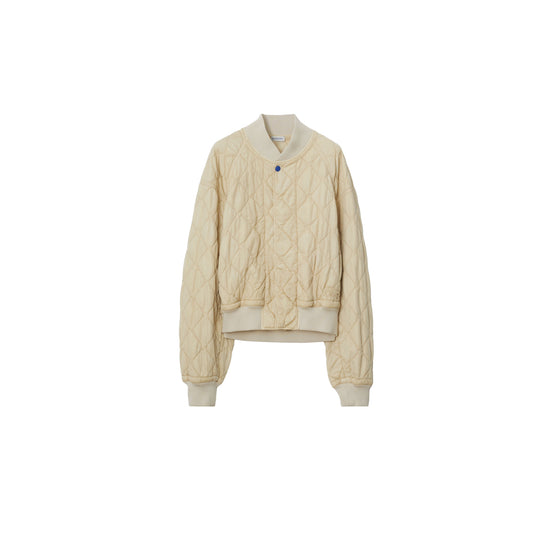 퀼팅 나일론 보머 재킷 솝