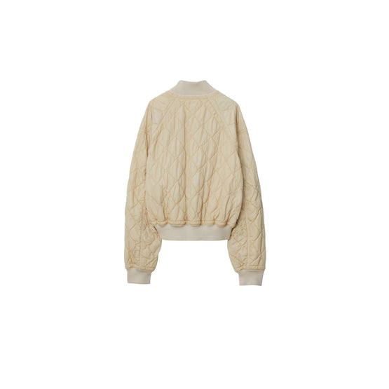 퀼팅 나일론 보머 재킷 솝