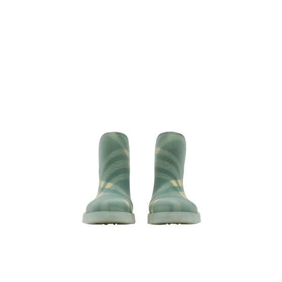체크 러버 마쉬 로우 부츠 프림로즈