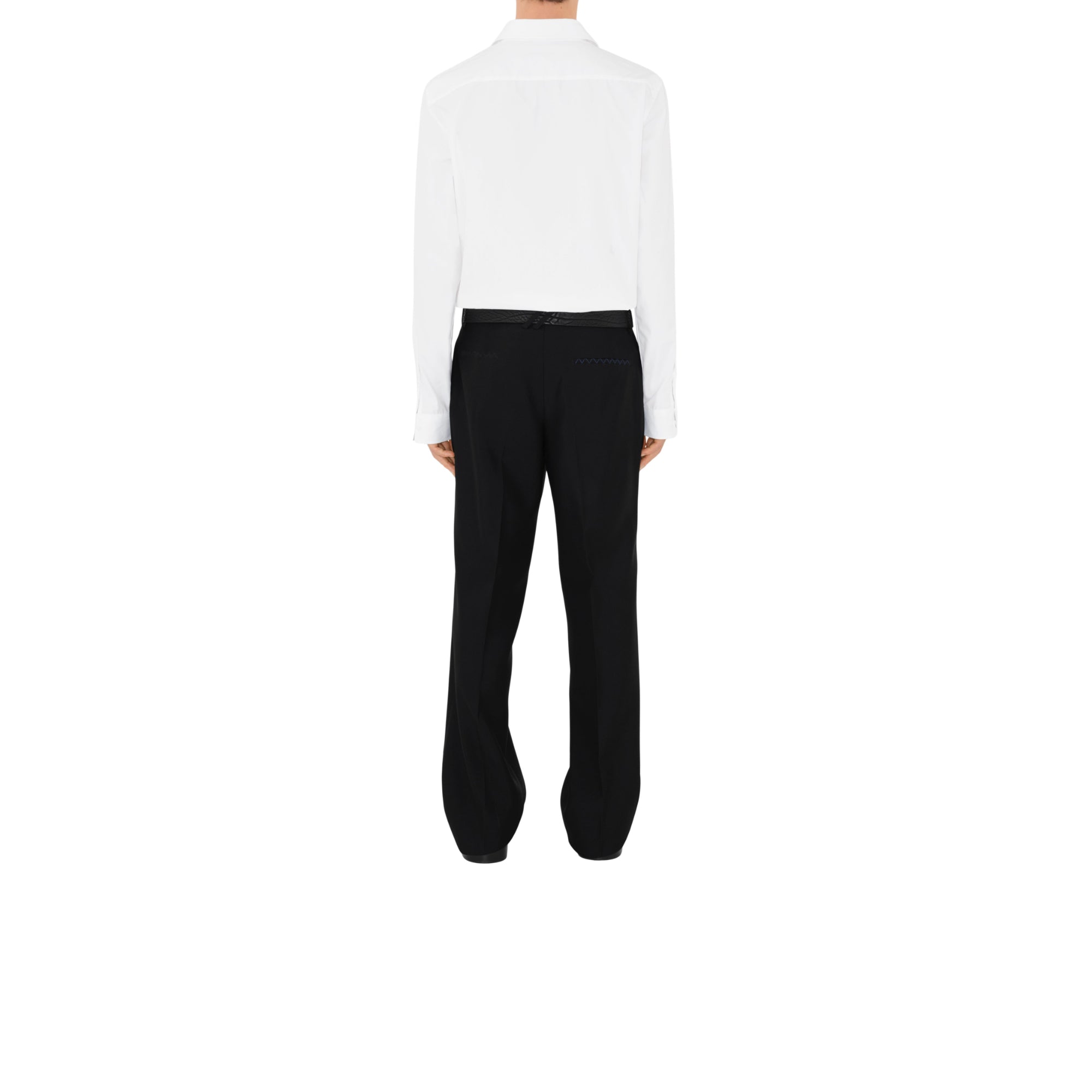 코튼 포멀 셔츠 화이트