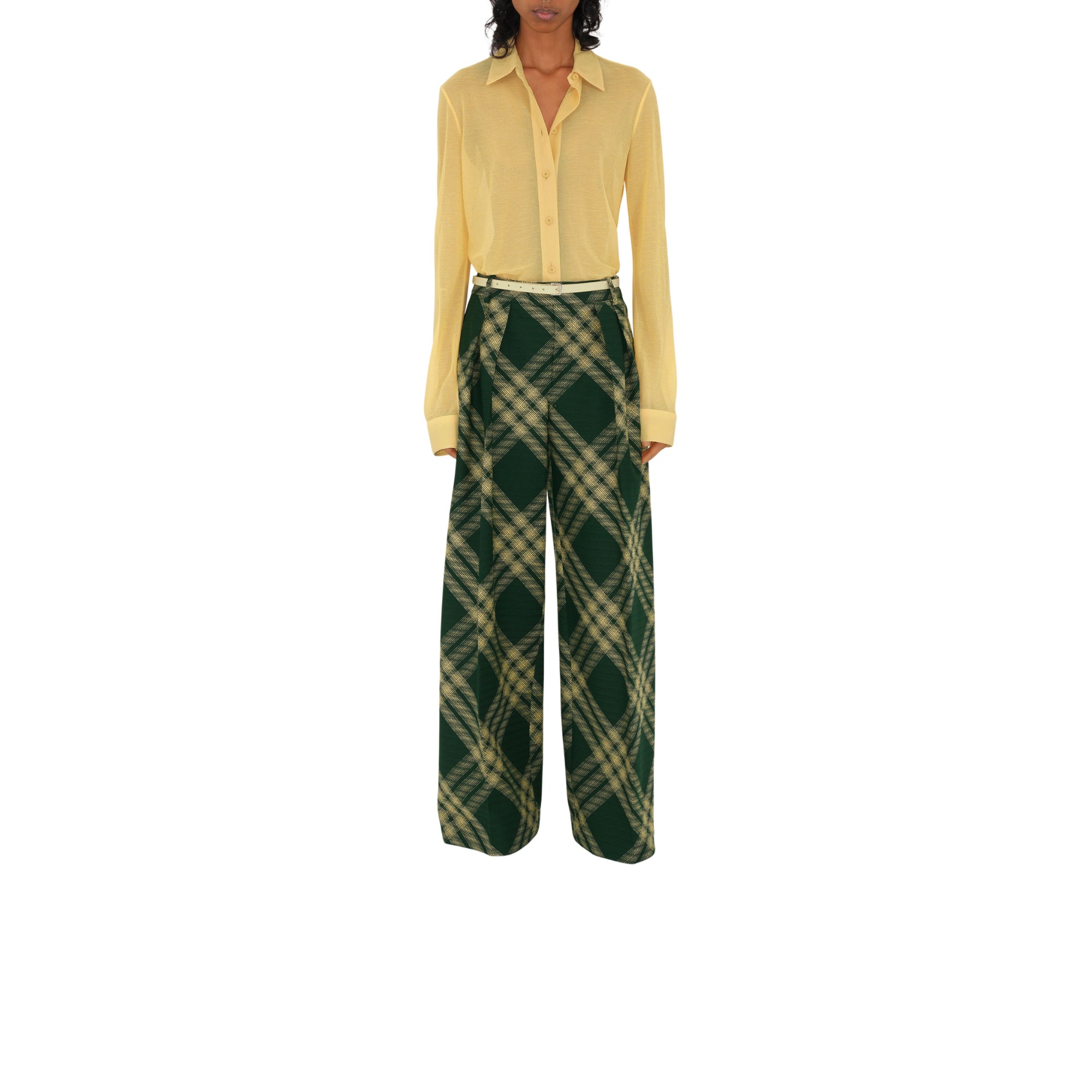 레더 B 버클 벨트 셔벗