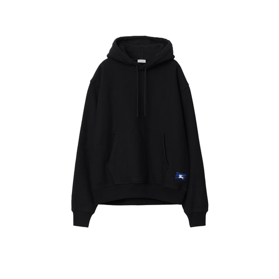 코튼 후디 블랙