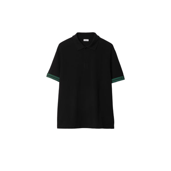 코튼 폴로셔츠 블랙