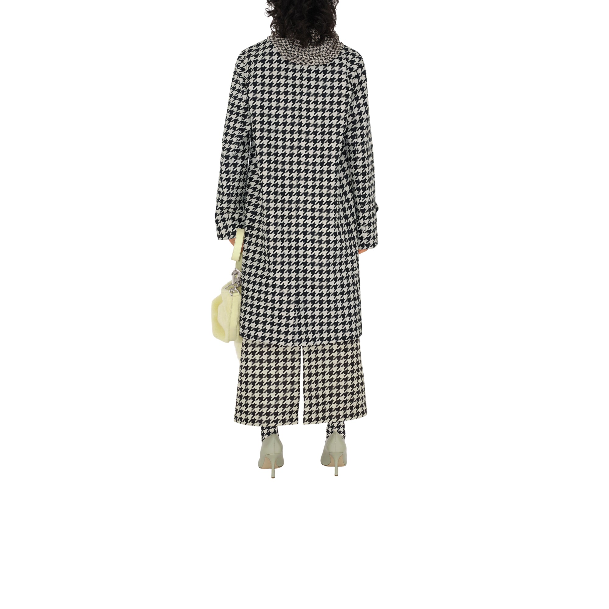 롱 하운즈투스 카 코트 블랙