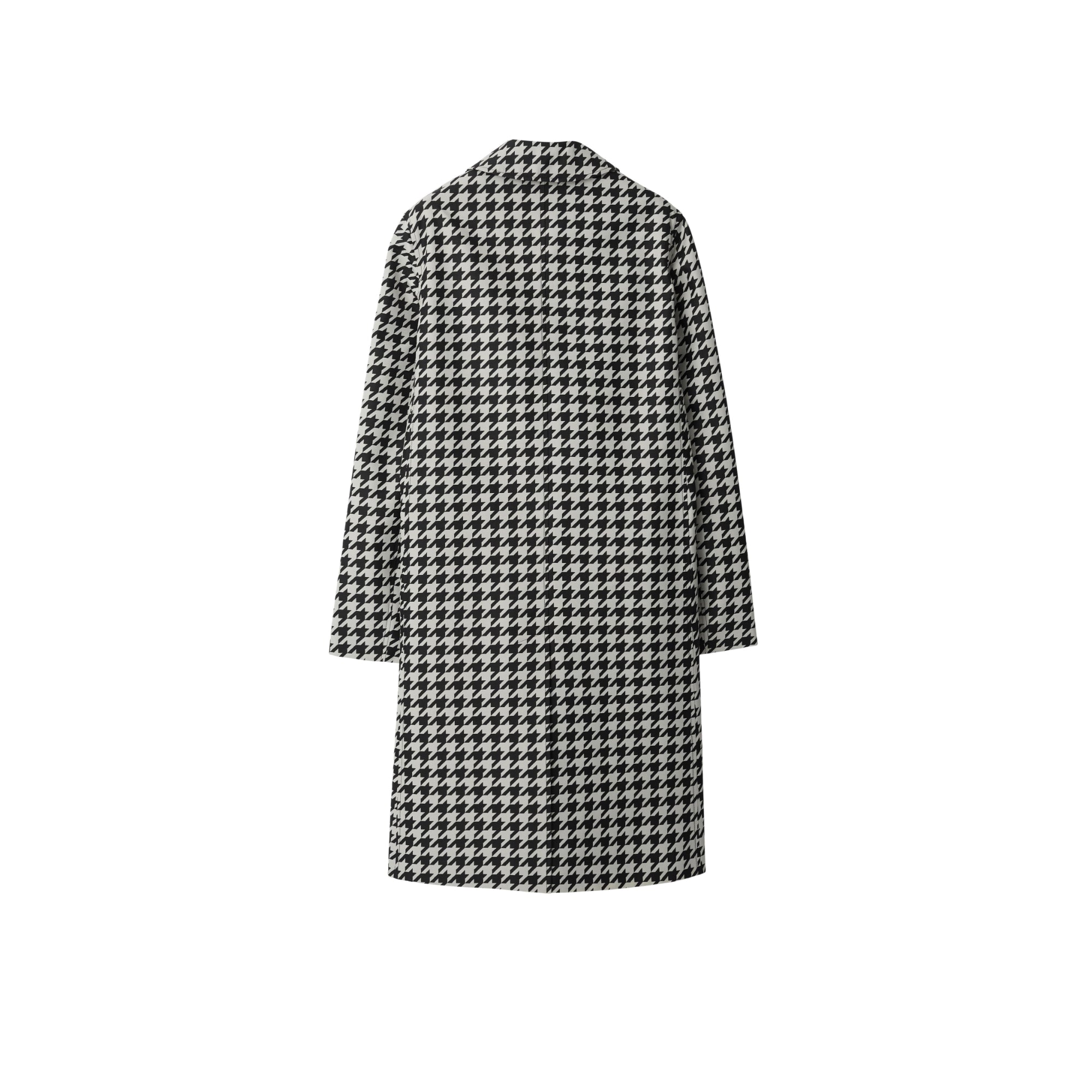 롱 하운즈투스 카 코트 블랙