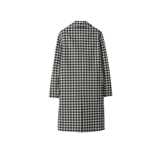 롱 하운즈투스 카 코트 블랙