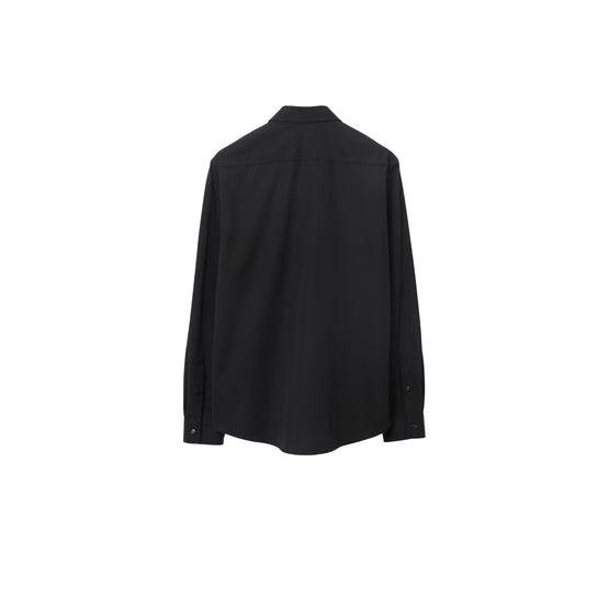 코튼 포멀 셔츠 블랙