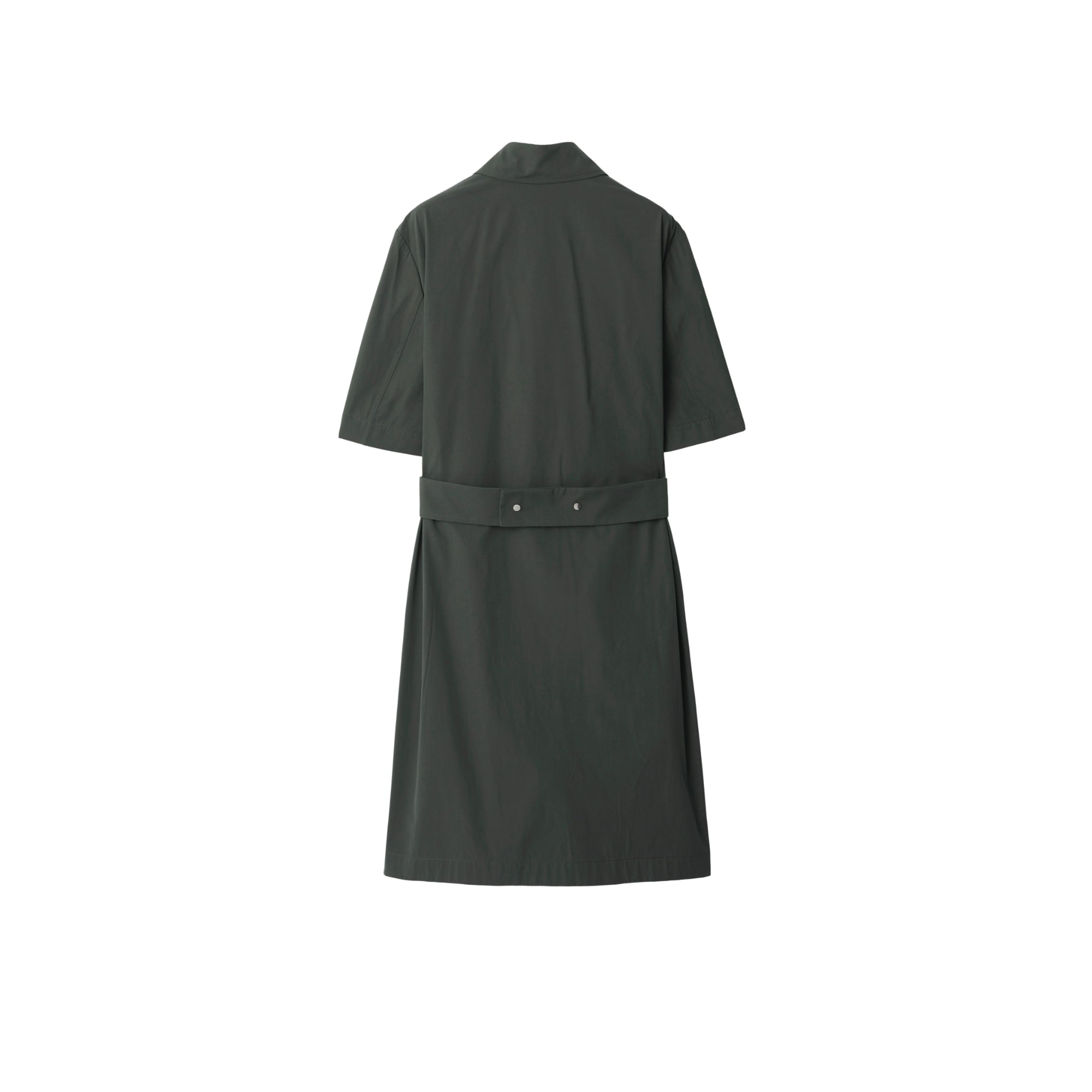 코튼 블렌드 셔츠 드레스 오닉스